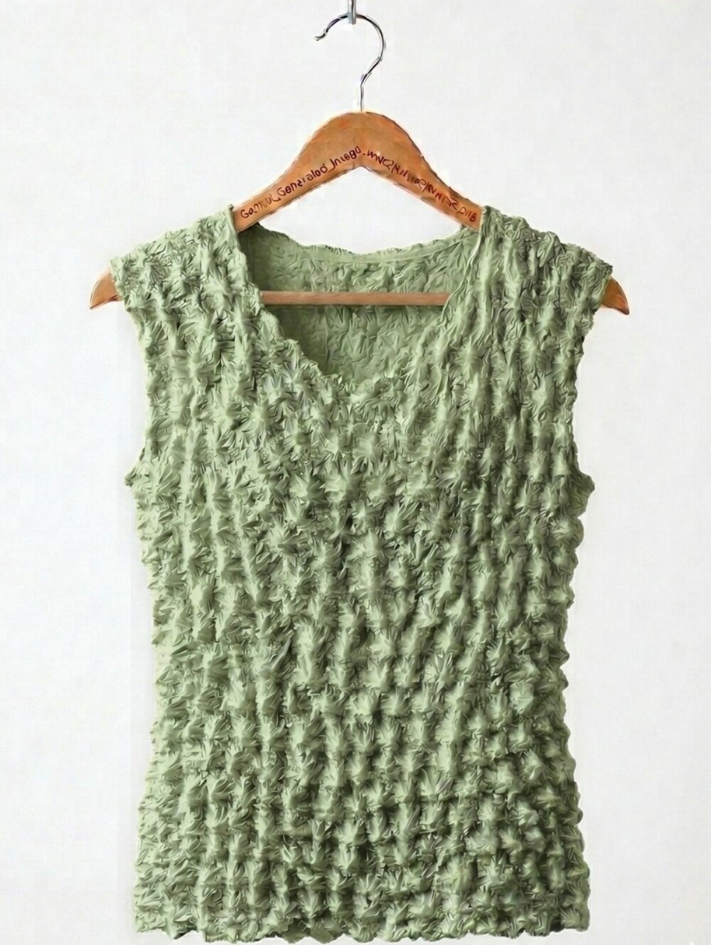 Y2k Retro Crinkle Top Textured Ultra Magic Stretch Lightweight Fits XS/Large New